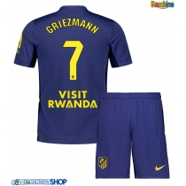 Maglie da calcio Atletico Madrid Antoine Griezmann #7 Seconda Maglia Bambino 2025-26 Manica Corta (+ Pantaloni corti)